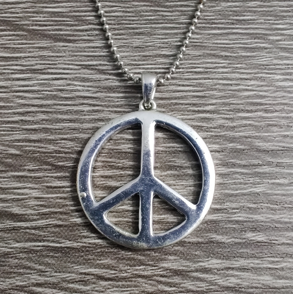 Peace Sign Necklace